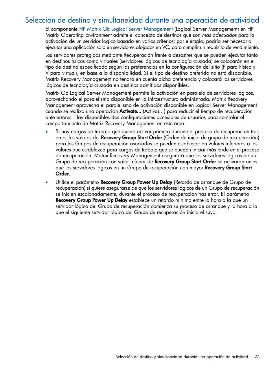 HP Software HP Matrix Operating Environment User Manual | Page 27 / 65