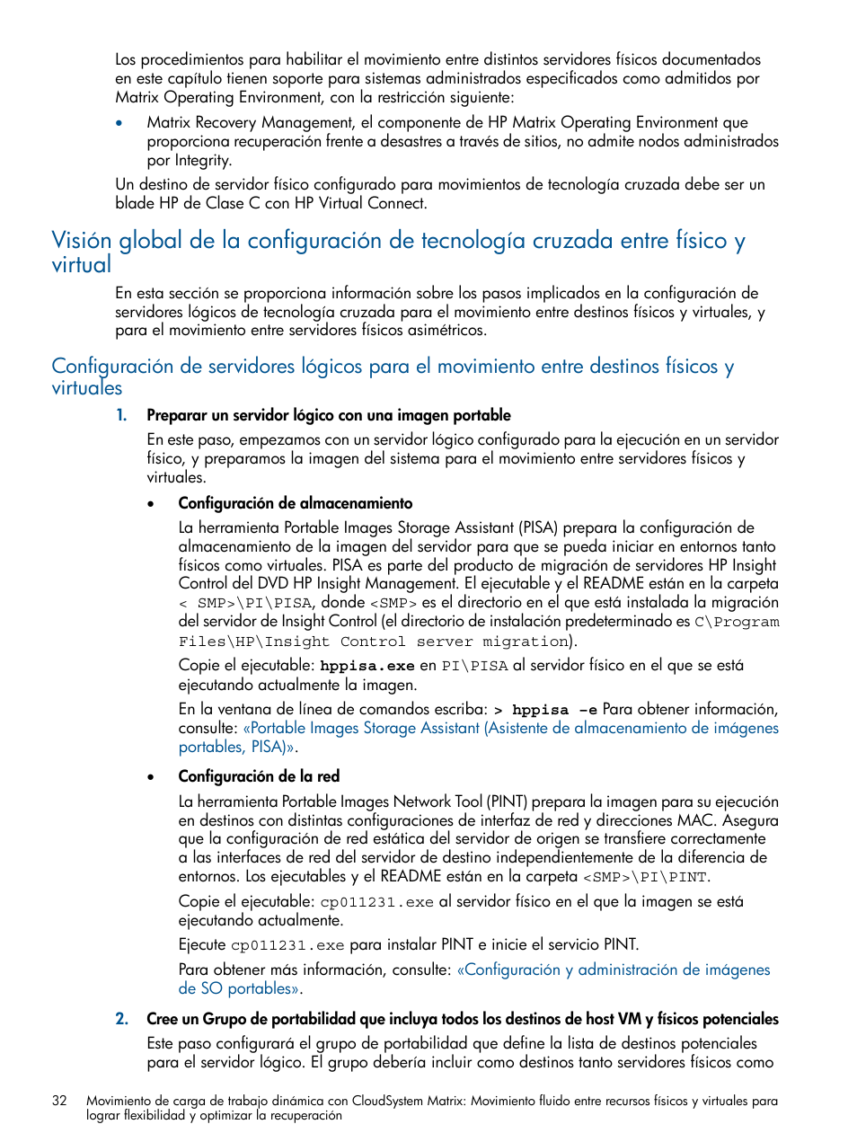 HP Software HP Matrix Operating Environment User Manual | Page 32 / 65
