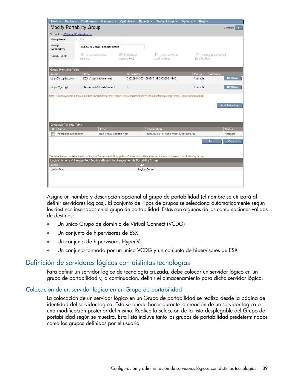 HP Software HP Matrix Operating Environment User Manual | Page 39 / 65