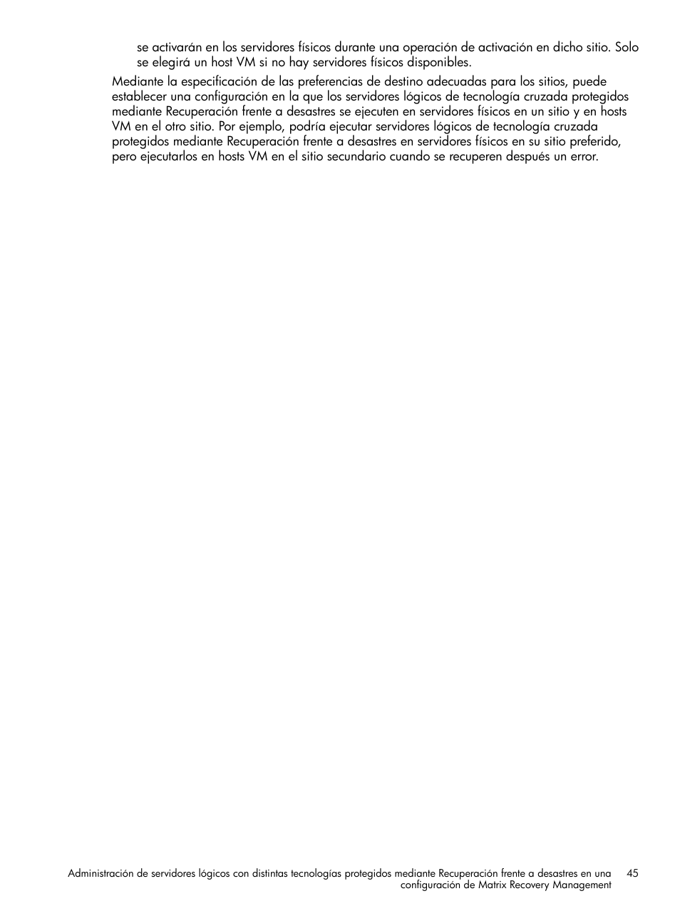 HP Software HP Matrix Operating Environment User Manual | Page 45 / 65