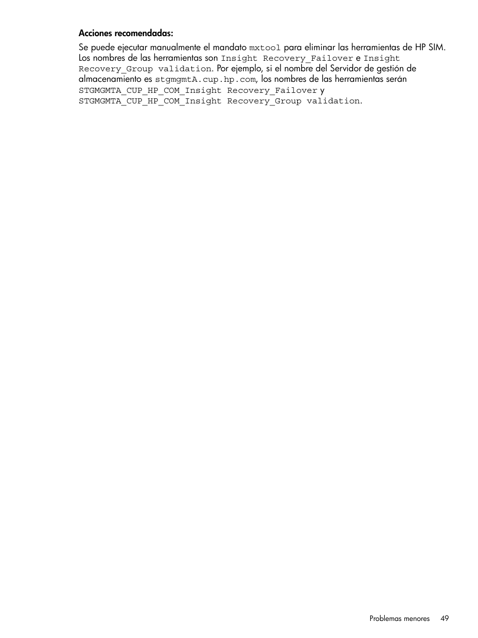 HP Software HP Matrix Operating Environment User Manual | Page 49 / 65
