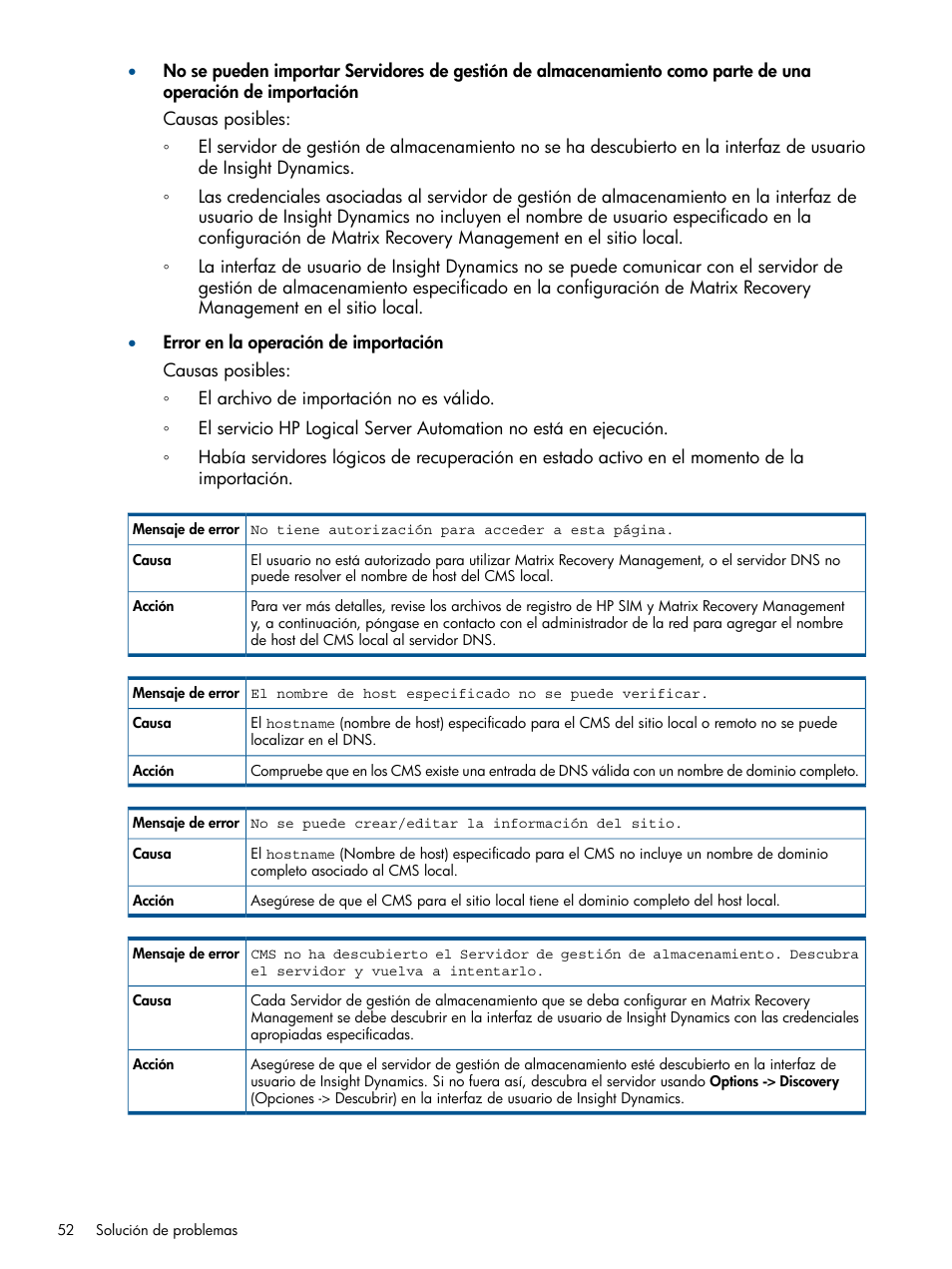 HP Software HP Matrix Operating Environment User Manual | Page 52 / 65