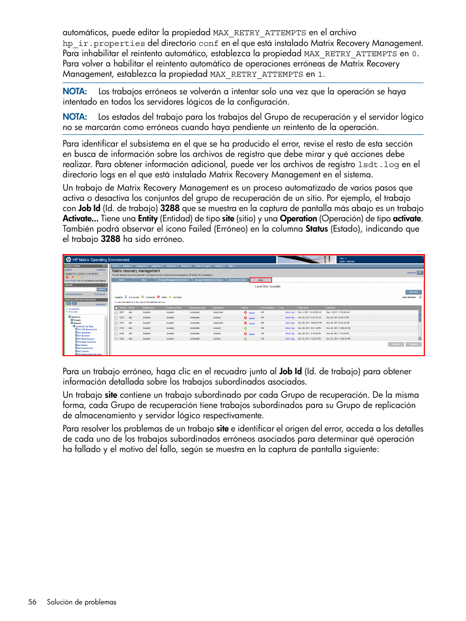 HP Software HP Matrix Operating Environment User Manual | Page 56 / 65