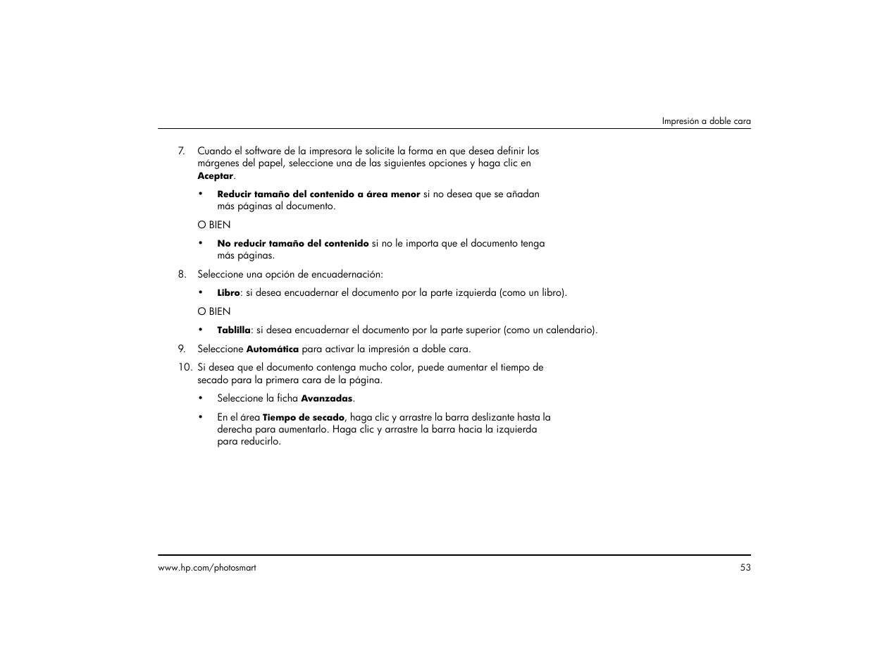 HP Impresora HP Photosmart p1000 1000 User Manual | Page 59 / 126