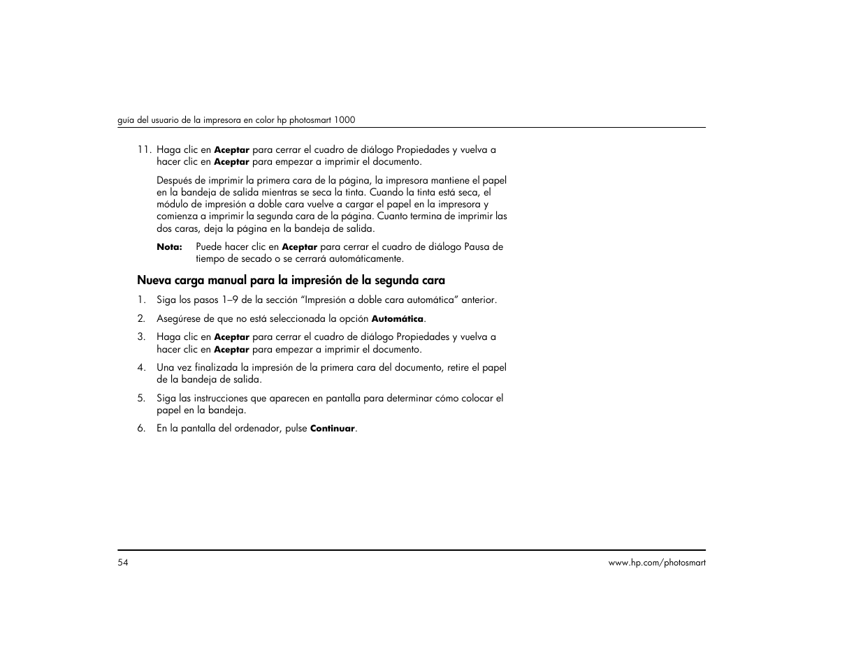 HP Impresora HP Photosmart p1000 1000 User Manual | Page 60 / 126