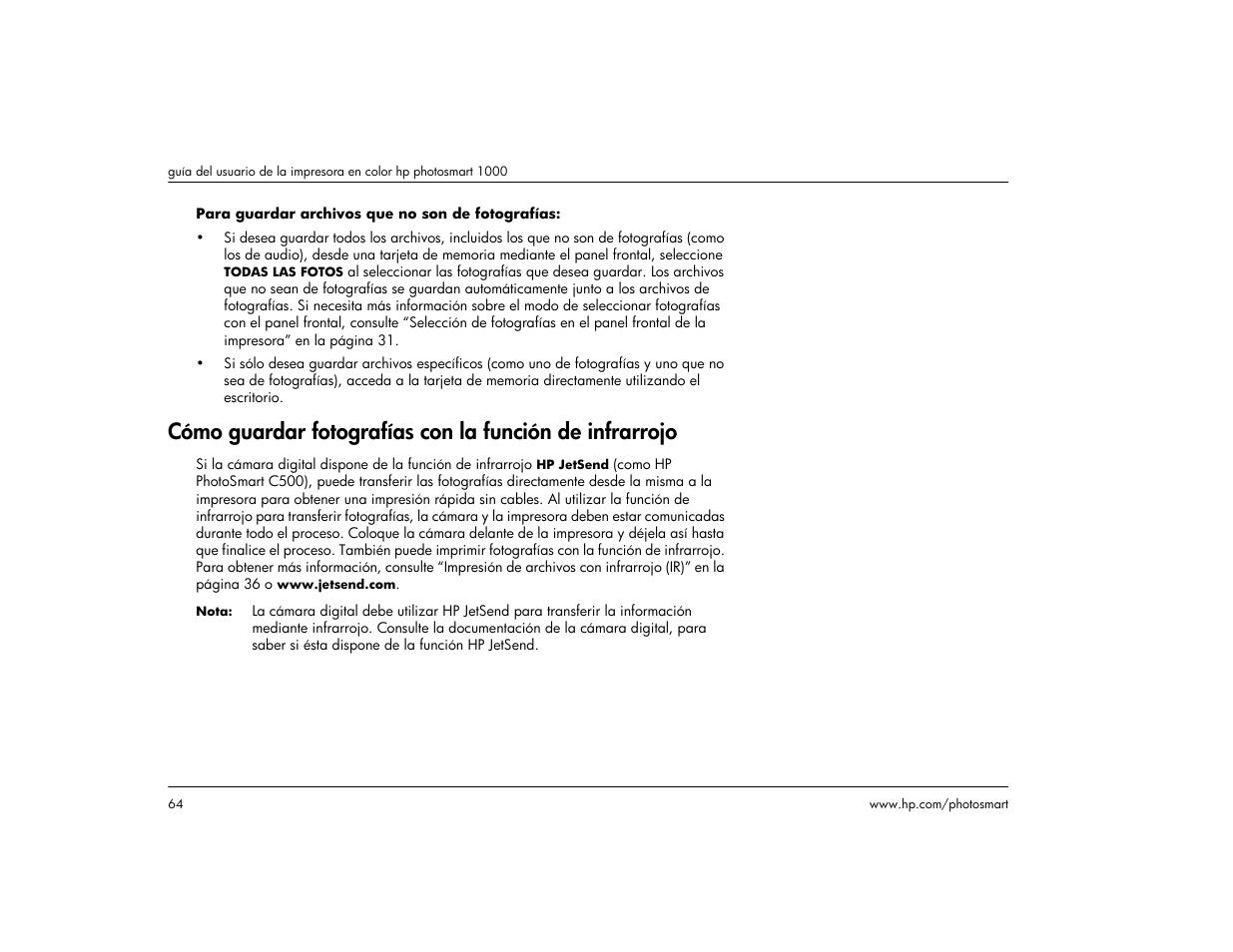 HP Impresora HP Photosmart p1000 1000 User Manual | Page 70 / 126