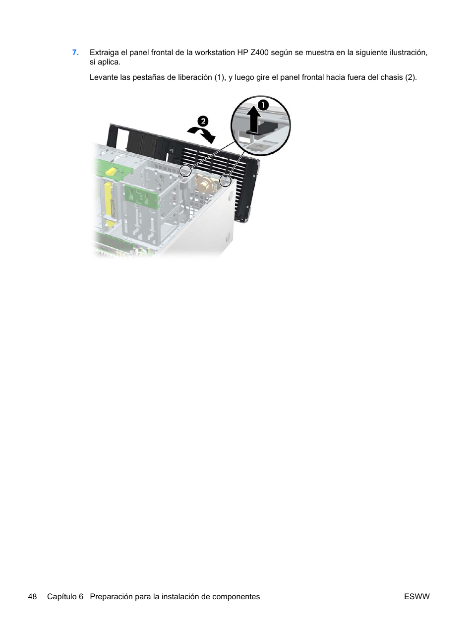 HP Estación de trabajo HP Z600 User Manual | Page 56 / 78