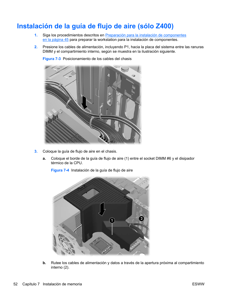 HP Estación de trabajo HP Z600 User Manual | Page 60 / 78