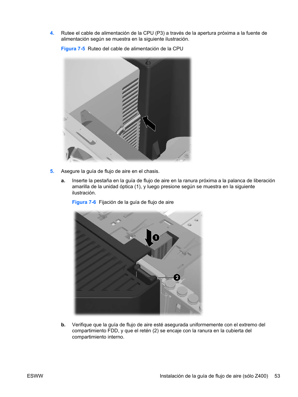 HP Estación de trabajo HP Z600 User Manual | Page 61 / 78