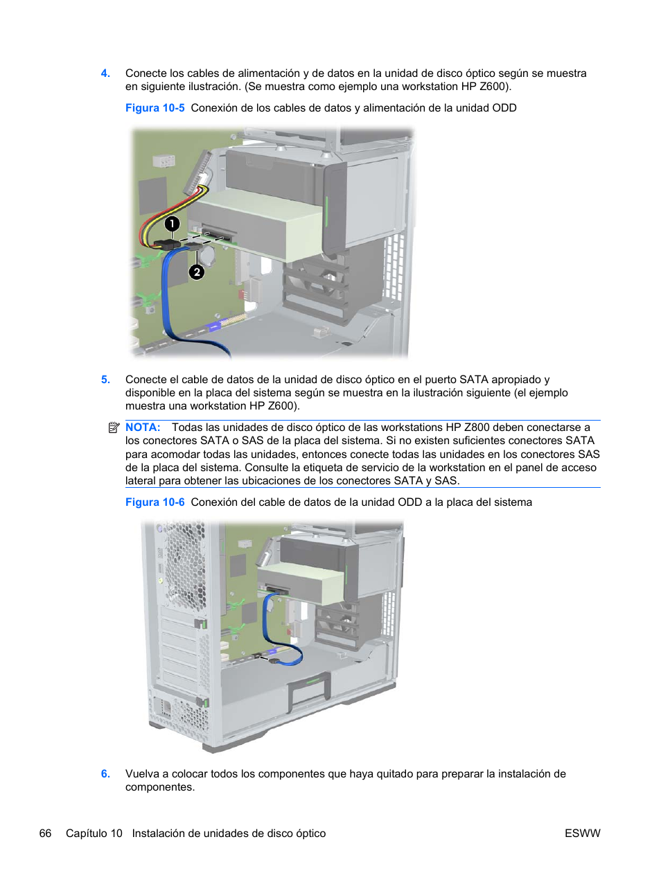 HP Estación de trabajo HP Z600 User Manual | Page 74 / 78