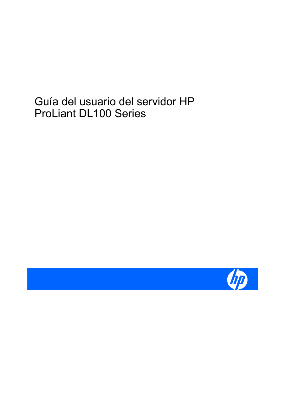 HP Servidor HP ProLiant DL170h G6 User Manual | 84 pages