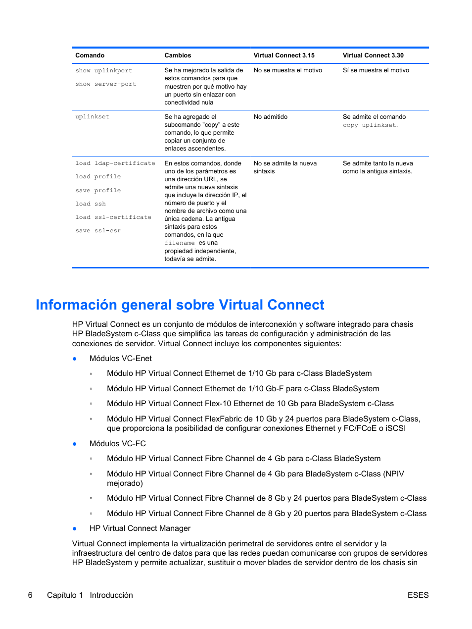 Información general sobre virtual connect | HP Módulo Ethernet de conexión virtual HP Flex-10 10Gb para BladeSystem clase-c User Manual | Page 13 / 221