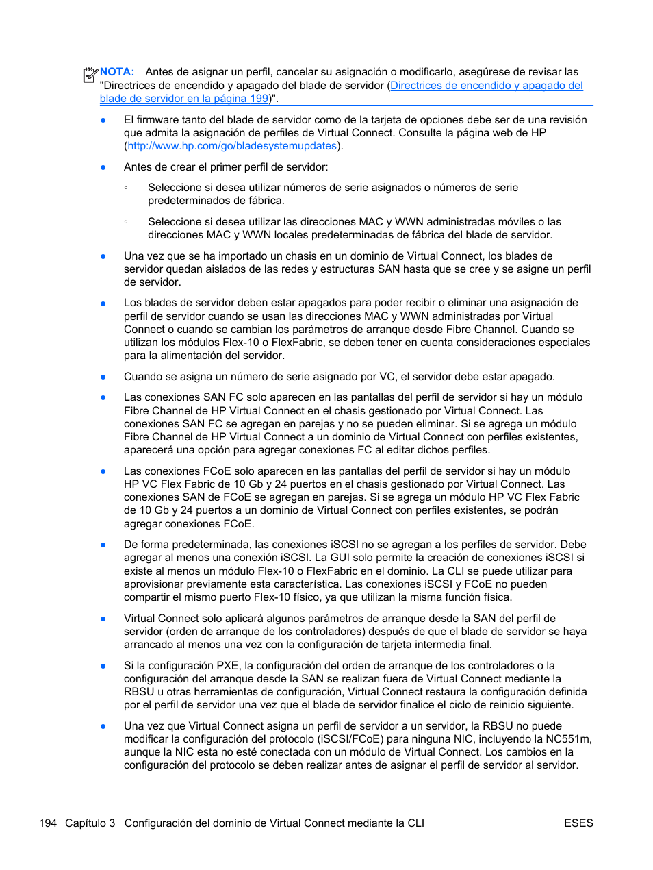 HP Módulo Ethernet de conexión virtual HP Flex-10 10Gb para BladeSystem clase-c User Manual | Page 201 / 221