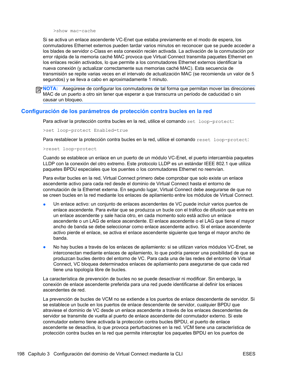 HP Módulo Ethernet de conexión virtual HP Flex-10 10Gb para BladeSystem clase-c User Manual | Page 205 / 221