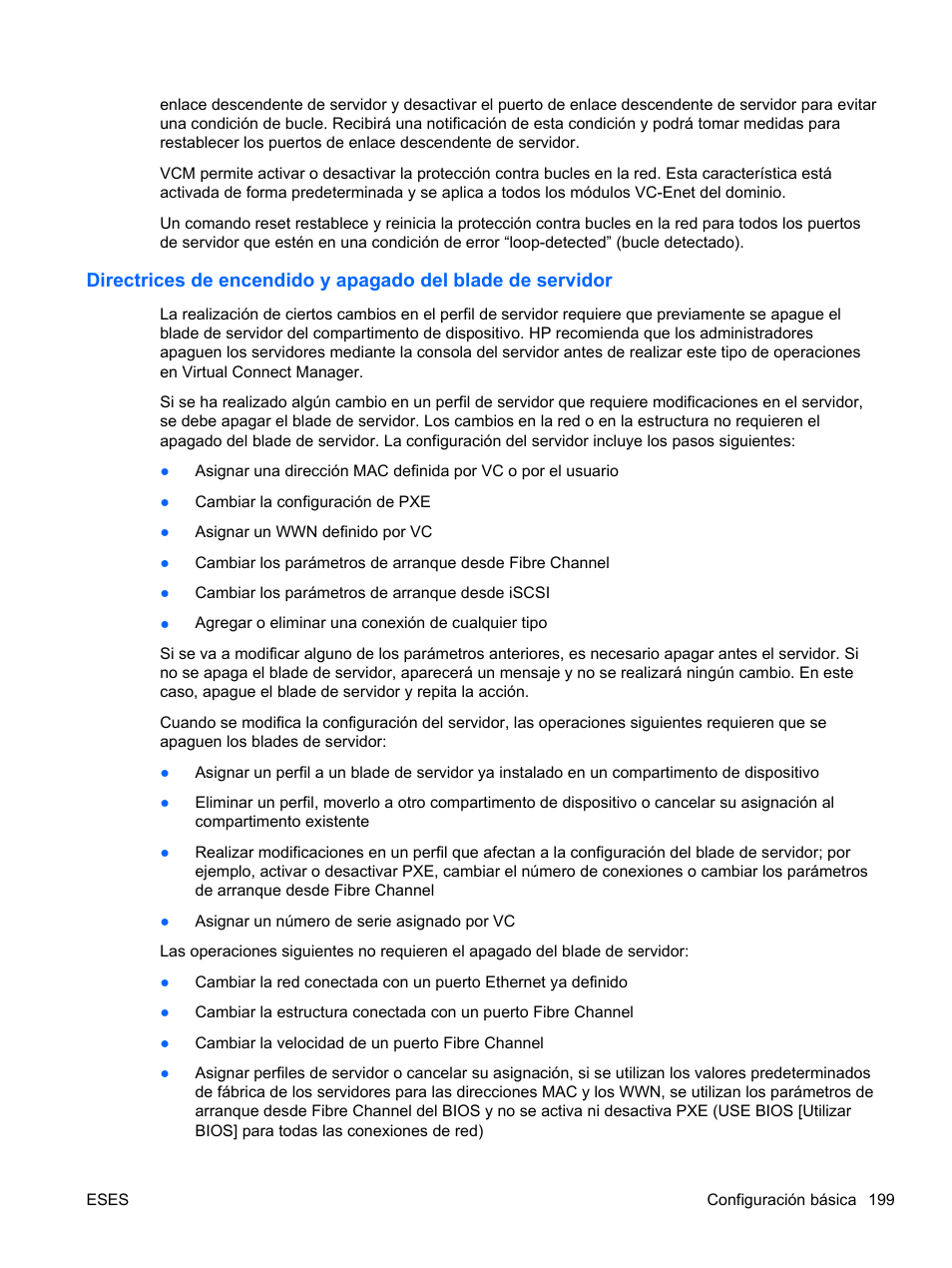 HP Módulo Ethernet de conexión virtual HP Flex-10 10Gb para BladeSystem clase-c User Manual | Page 206 / 221