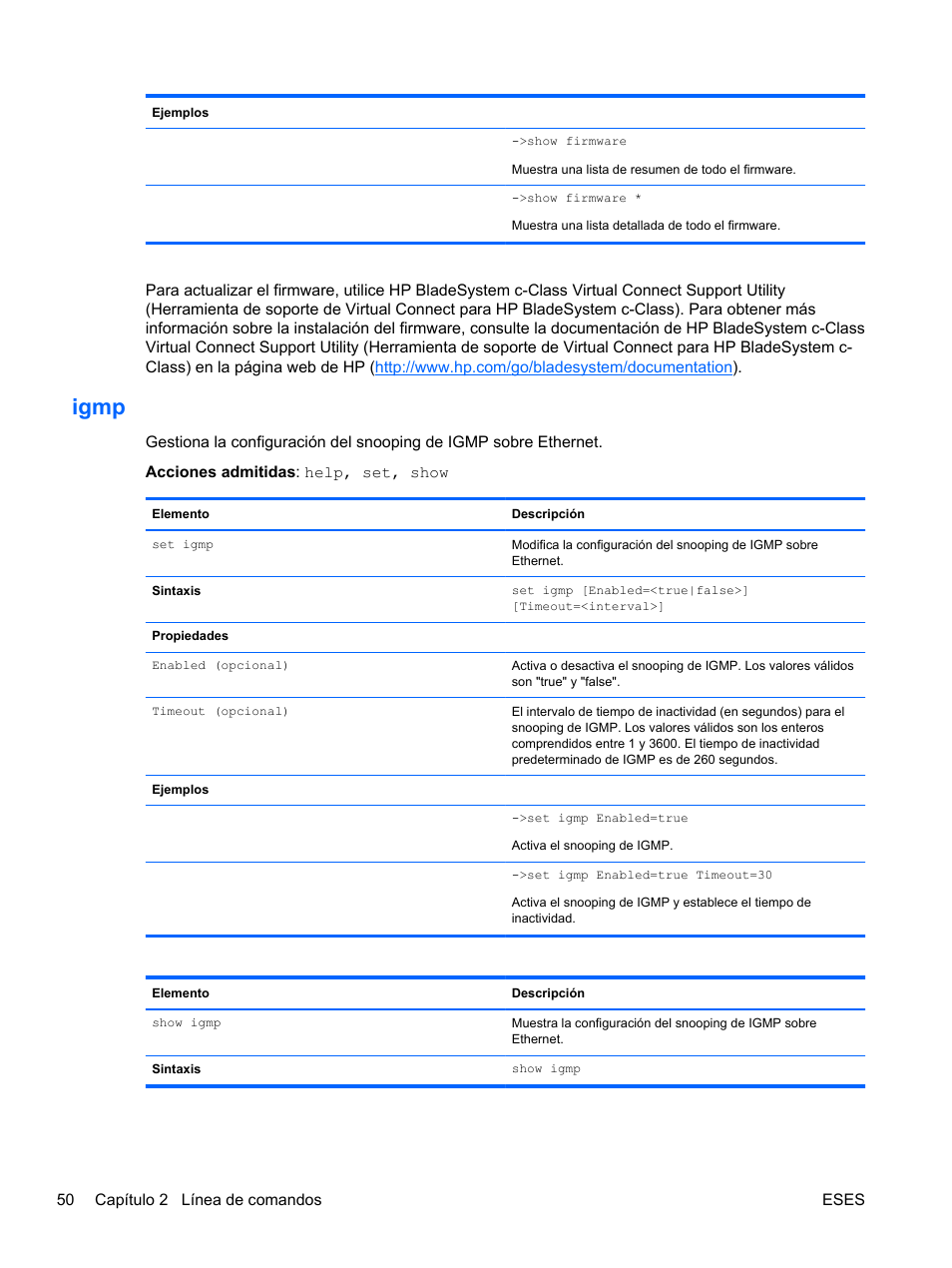Igmp | HP Módulo Ethernet de conexión virtual HP Flex-10 10Gb para BladeSystem clase-c User Manual | Page 57 / 221