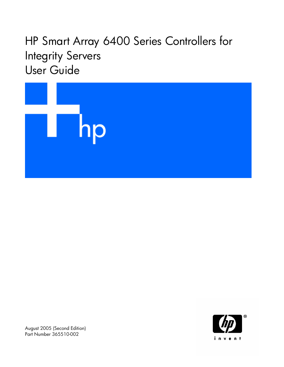 HP Integrity rx4640 Server User Manual | 42 pages