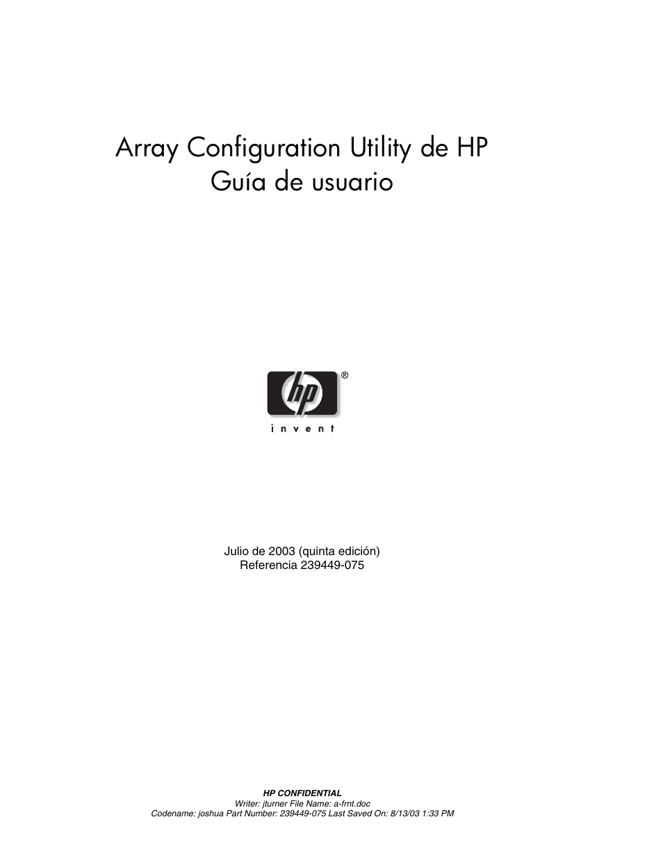 HP StorageWorks 1000 Modular Smart Array User Manual | 81 pages