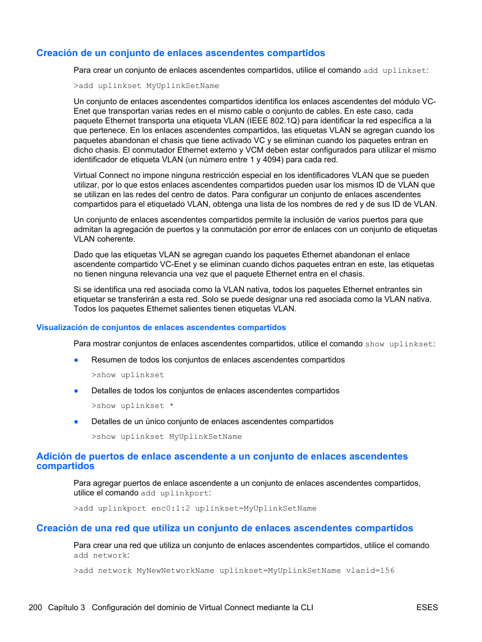 HP Módulo Fibre Channel de conexión virtual de 4Gb HP para BladeSystem clase C User Manual | Page 207 / 238