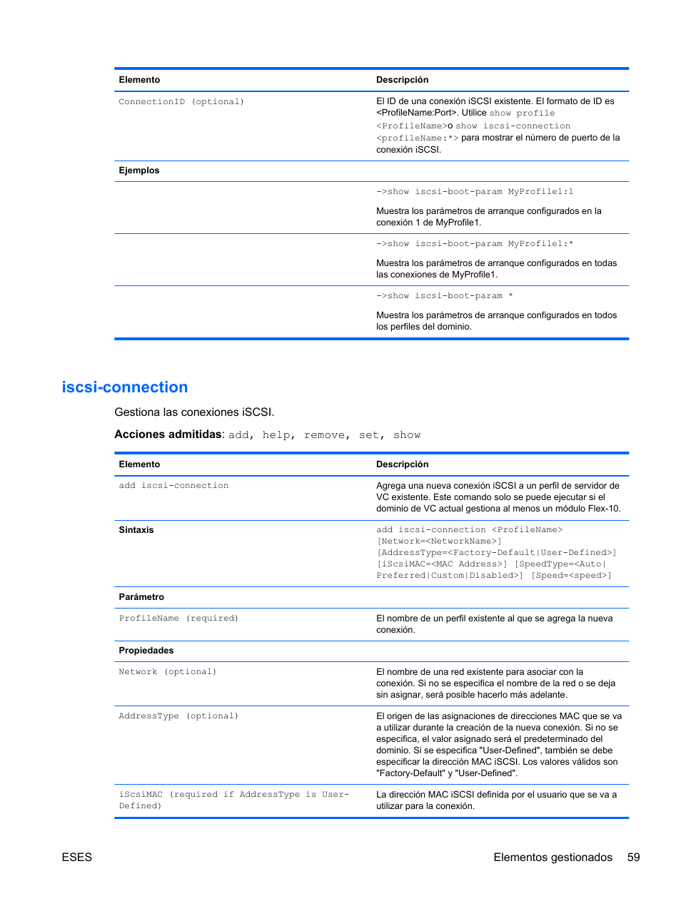 Iscsi-connection | HP Módulo Fibre Channel de conexión virtual de 4Gb HP para BladeSystem clase C User Manual | Page 66 / 238