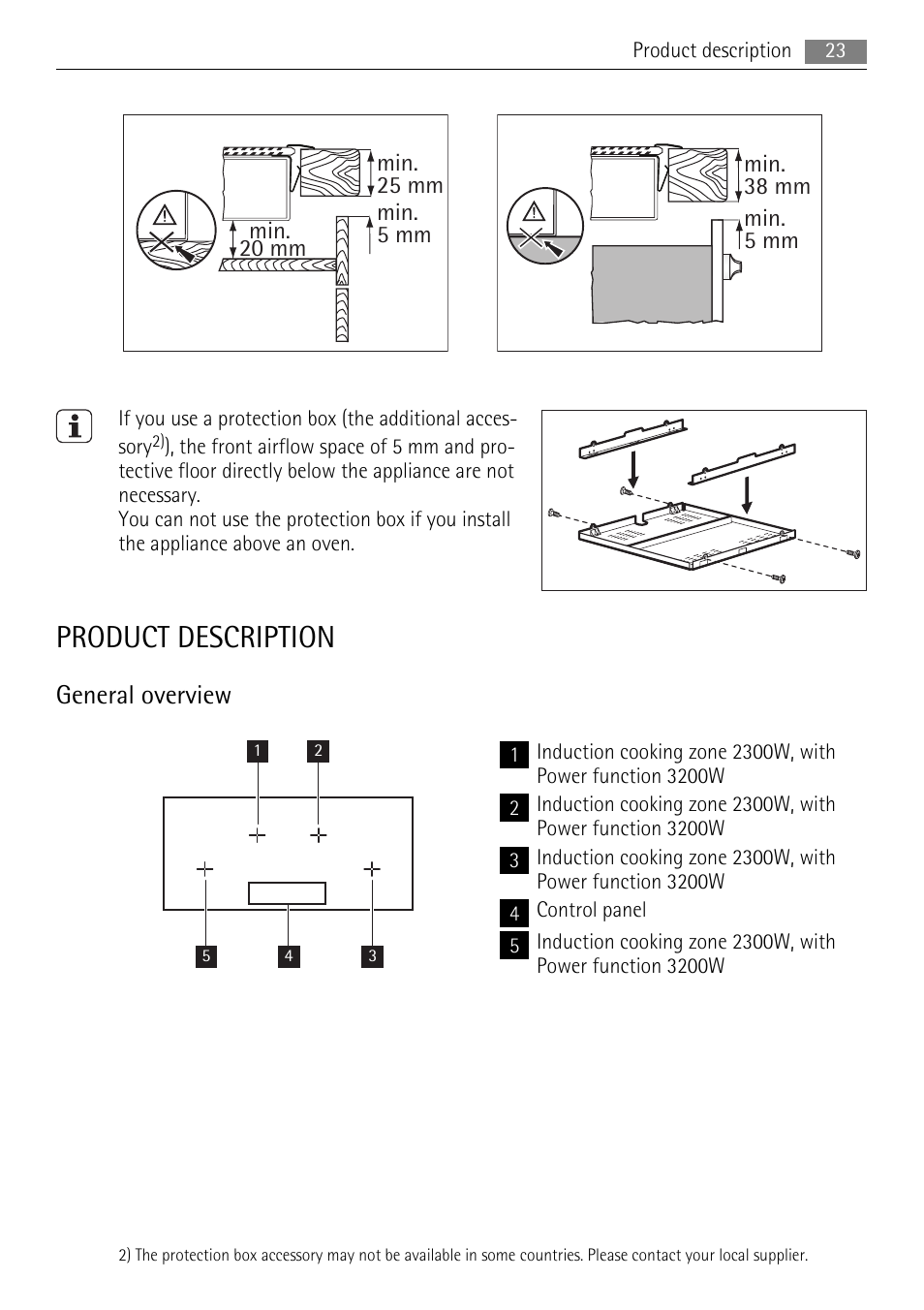 Product description, General overview | AEG HK854400XB User Manual | Page 23 / 84