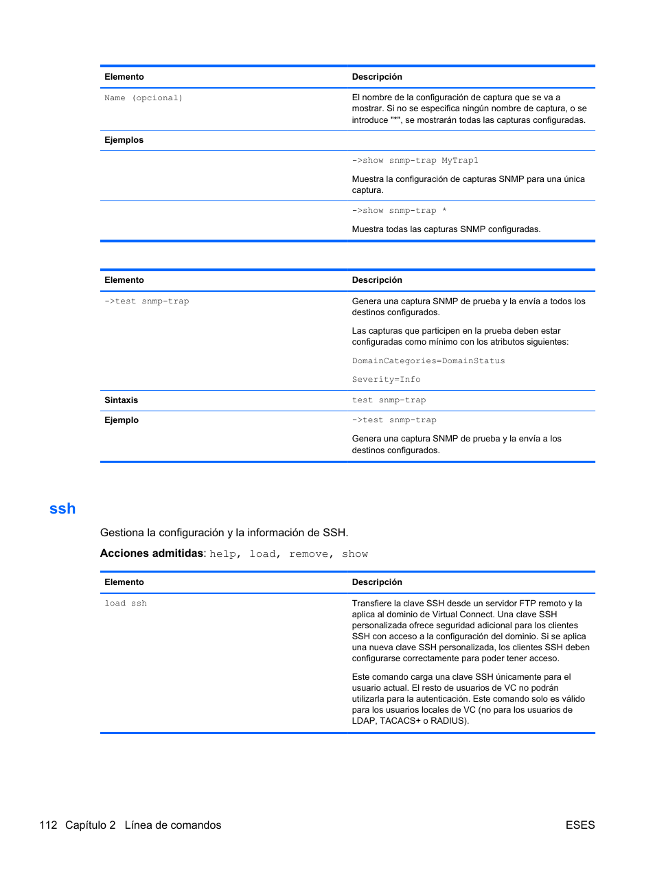 HP Módulo Fibre Channel de conexión virtual de 8 GB 20 puertos HP para BladeSystem clase C User Manual | Page 119 / 222