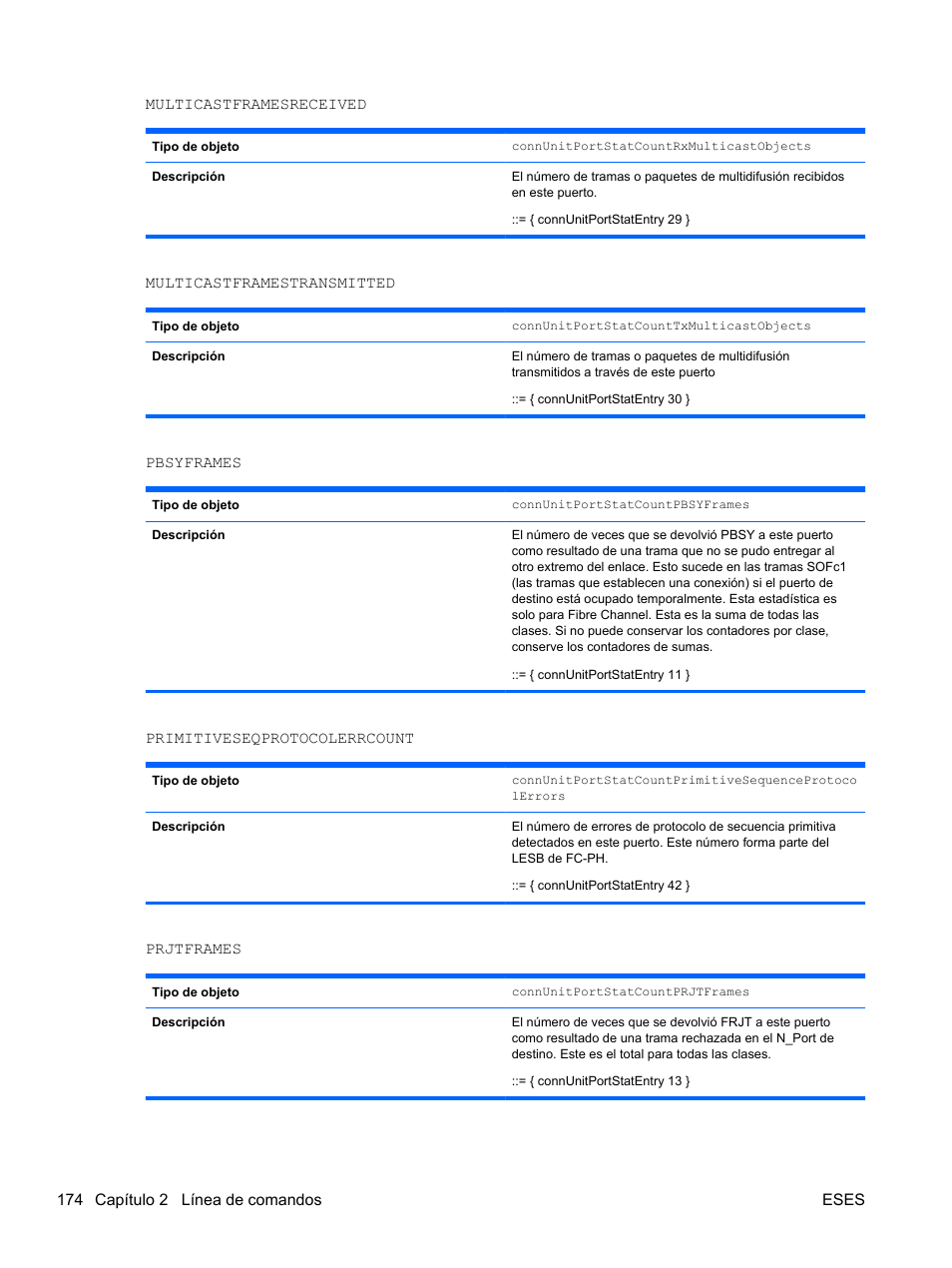 HP Módulo Fibre Channel de conexión virtual de 8 GB 20 puertos HP para BladeSystem clase C User Manual | Page 181 / 222