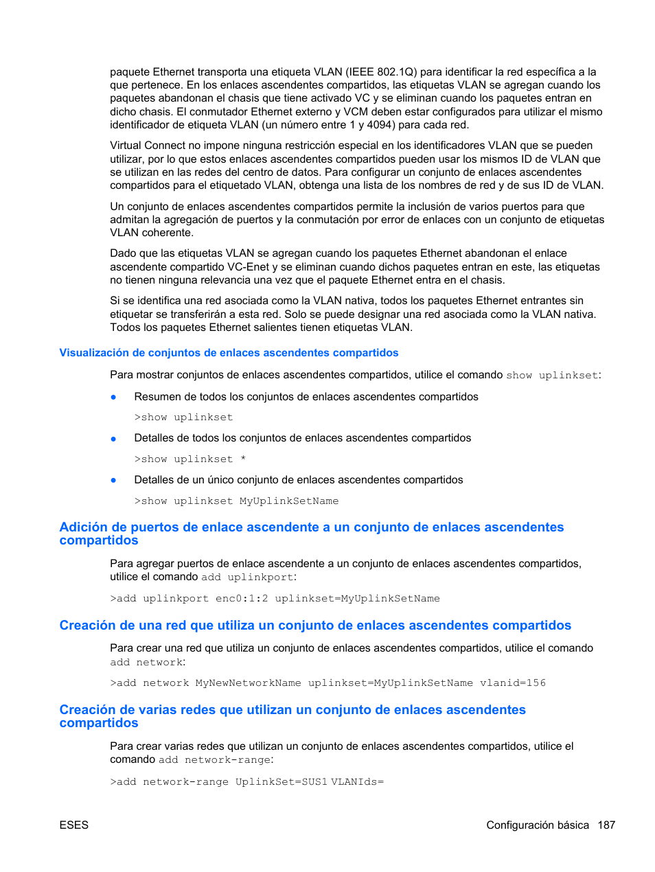 HP Módulo Fibre Channel de conexión virtual de 8 GB 20 puertos HP para BladeSystem clase C User Manual | Page 193 / 222