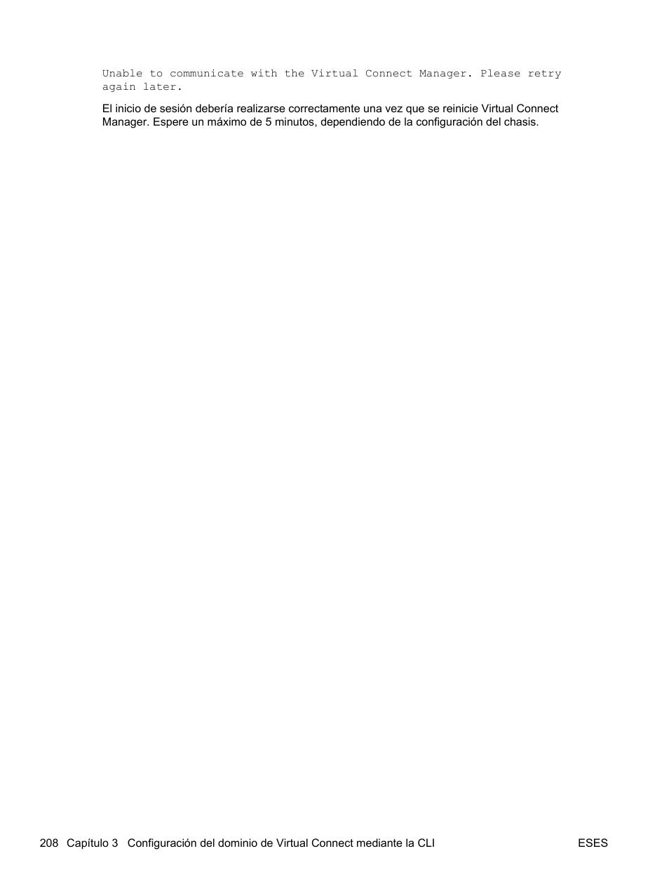 HP Módulo Fibre Channel de conexión virtual de 8 GB 20 puertos HP para BladeSystem clase C User Manual | Page 214 / 222