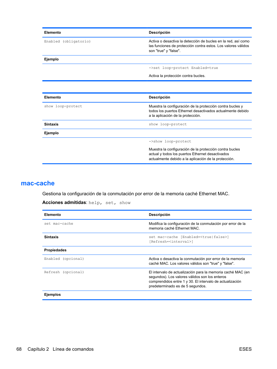 Mac-cache | HP Módulo Fibre Channel de conexión virtual de 8 GB 20 puertos HP para BladeSystem clase C User Manual | Page 75 / 222