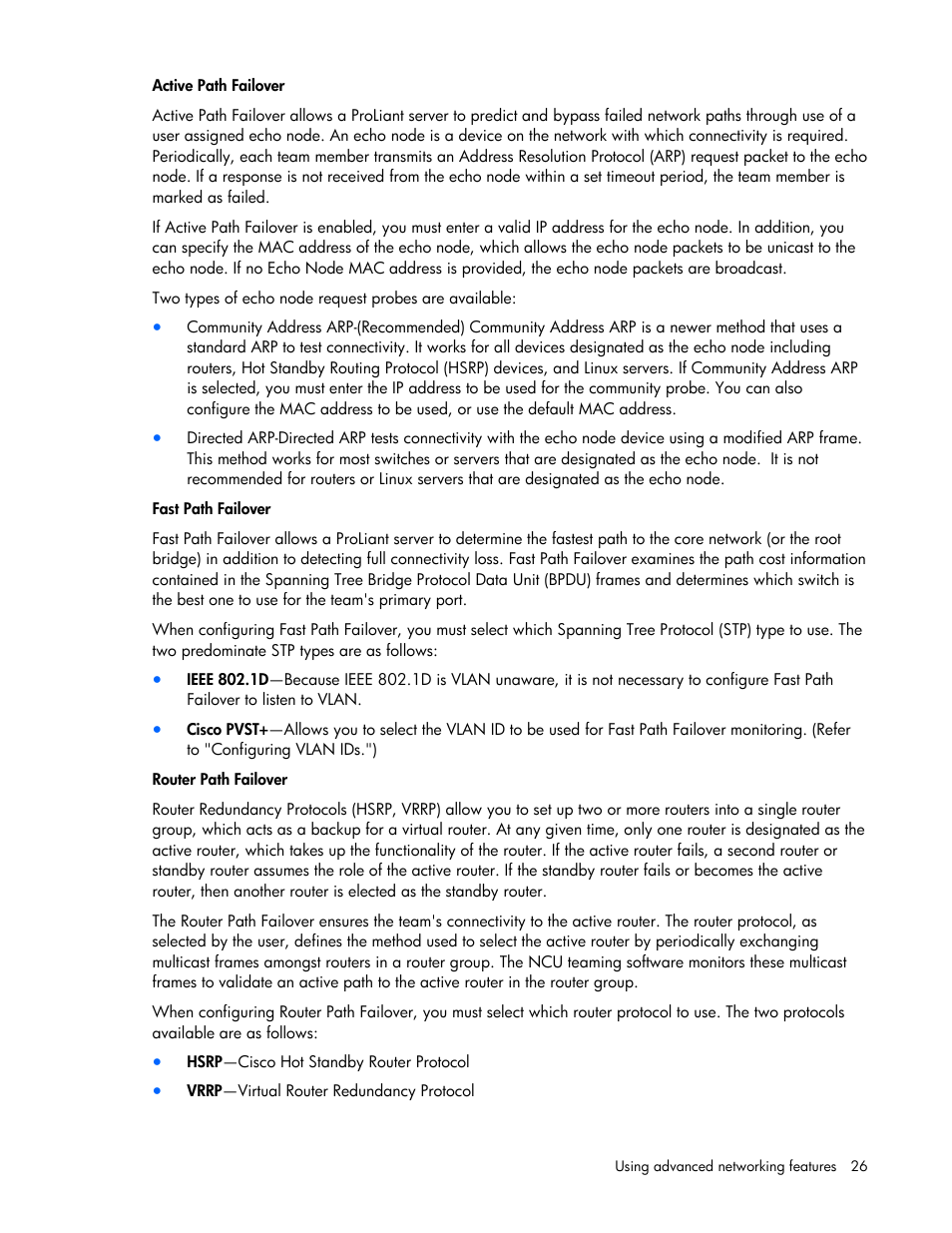 HP ProLiant Essentials Intelligent Networking Pack Windows Edition User Manual | Page 26 / 43