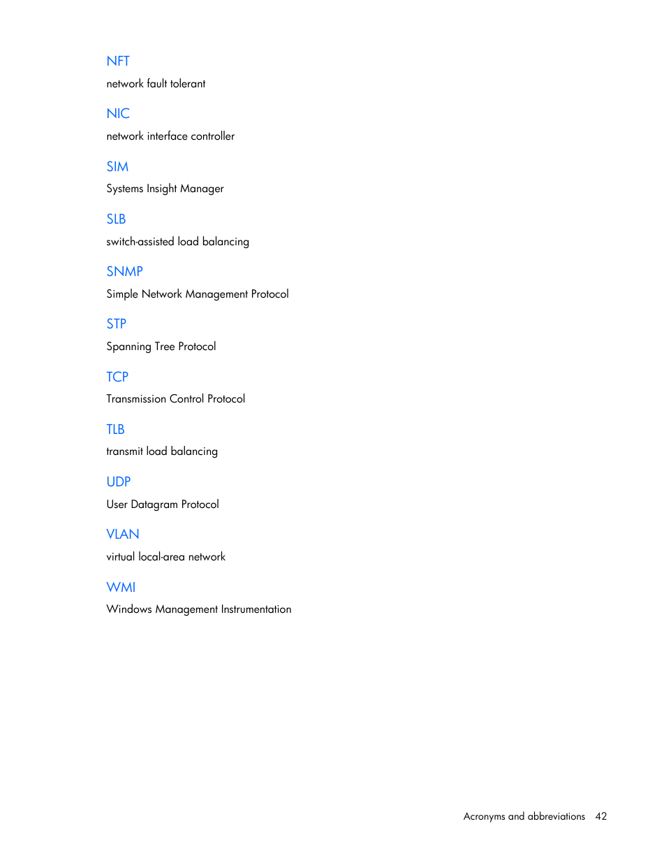 HP ProLiant Essentials Intelligent Networking Pack Windows Edition User Manual | Page 42 / 43
