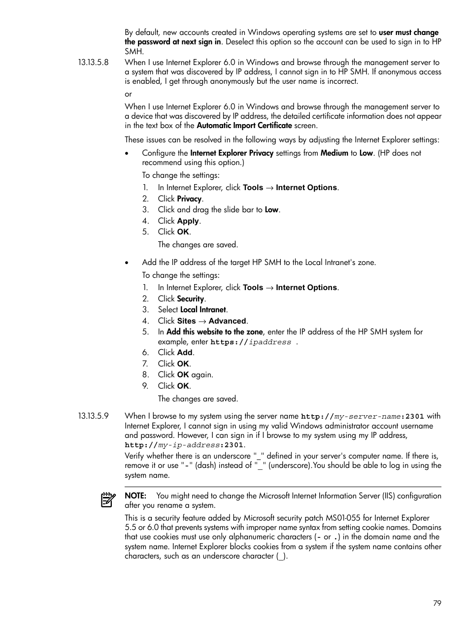 HP Integrity rx4640 Server User Manual | Page 79 / 100