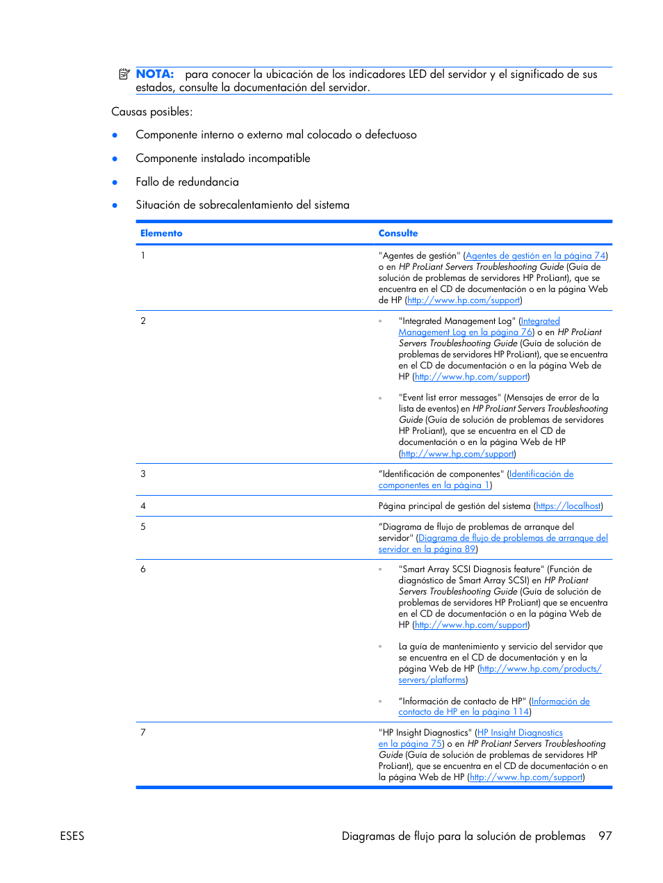 HP Servidor HP ProLiant DL380 G5 User Manual | Page 105 / 137