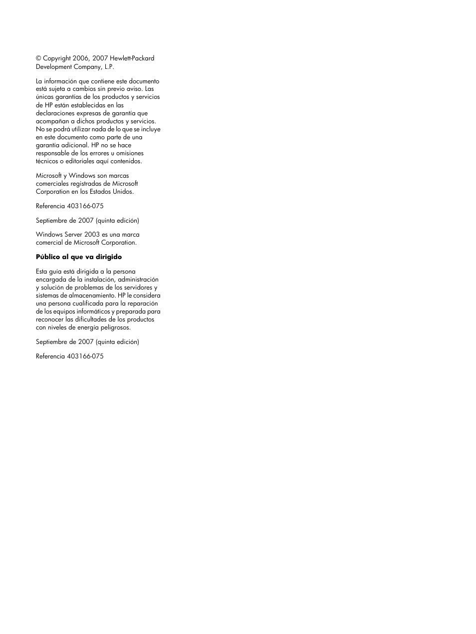 HP Servidor HP ProLiant DL380 G5 User Manual | Page 2 / 137