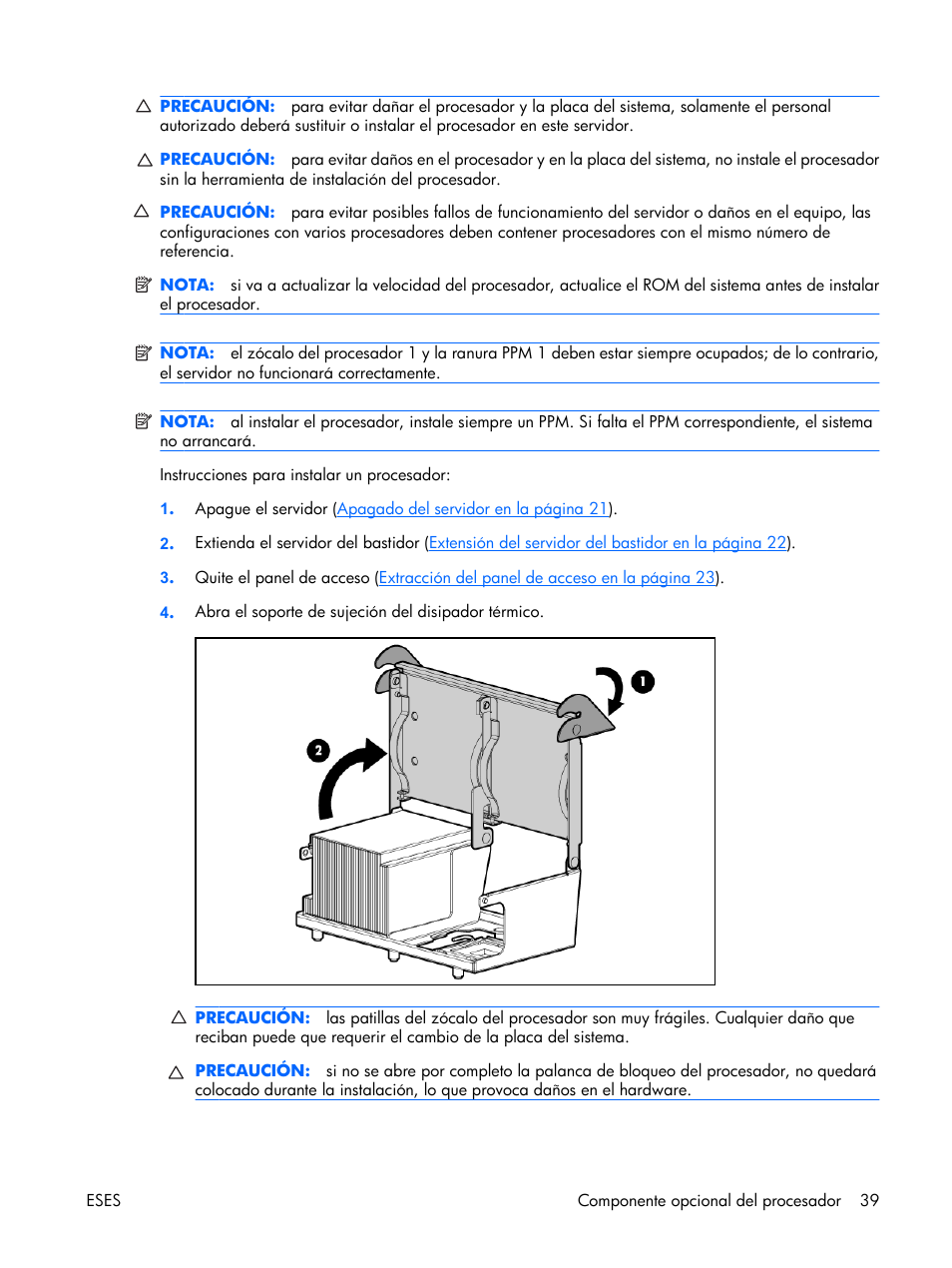 HP Servidor HP ProLiant DL380 G5 User Manual | Page 47 / 137