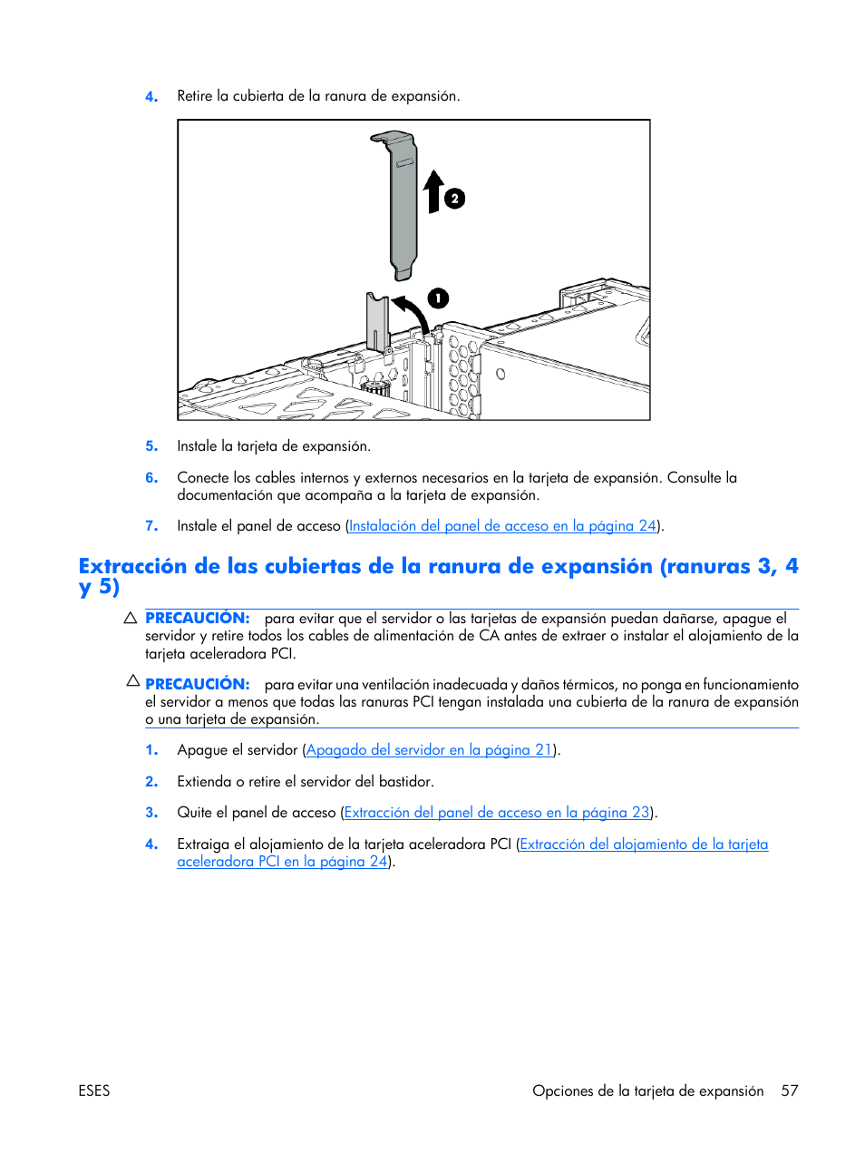 HP Servidor HP ProLiant DL380 G5 User Manual | Page 65 / 137