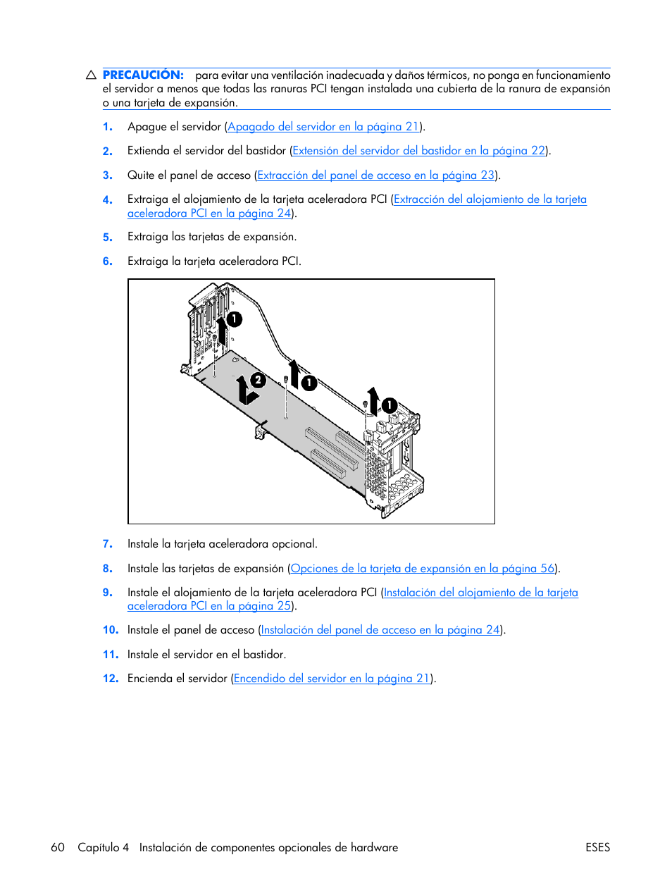 HP Servidor HP ProLiant DL380 G5 User Manual | Page 68 / 137