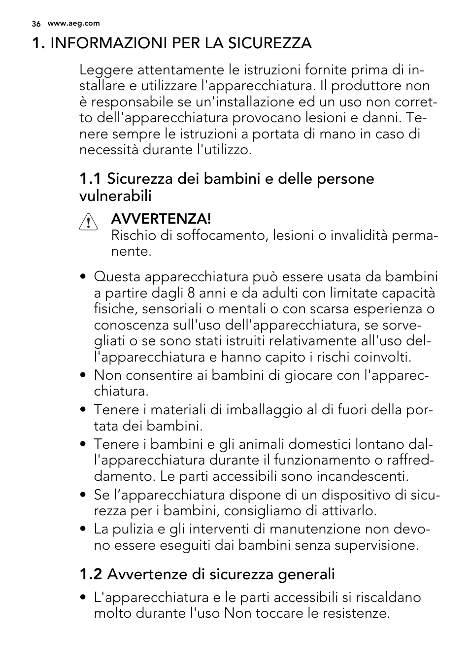 AEG HK854220IB User Manual | Page 36 / 56