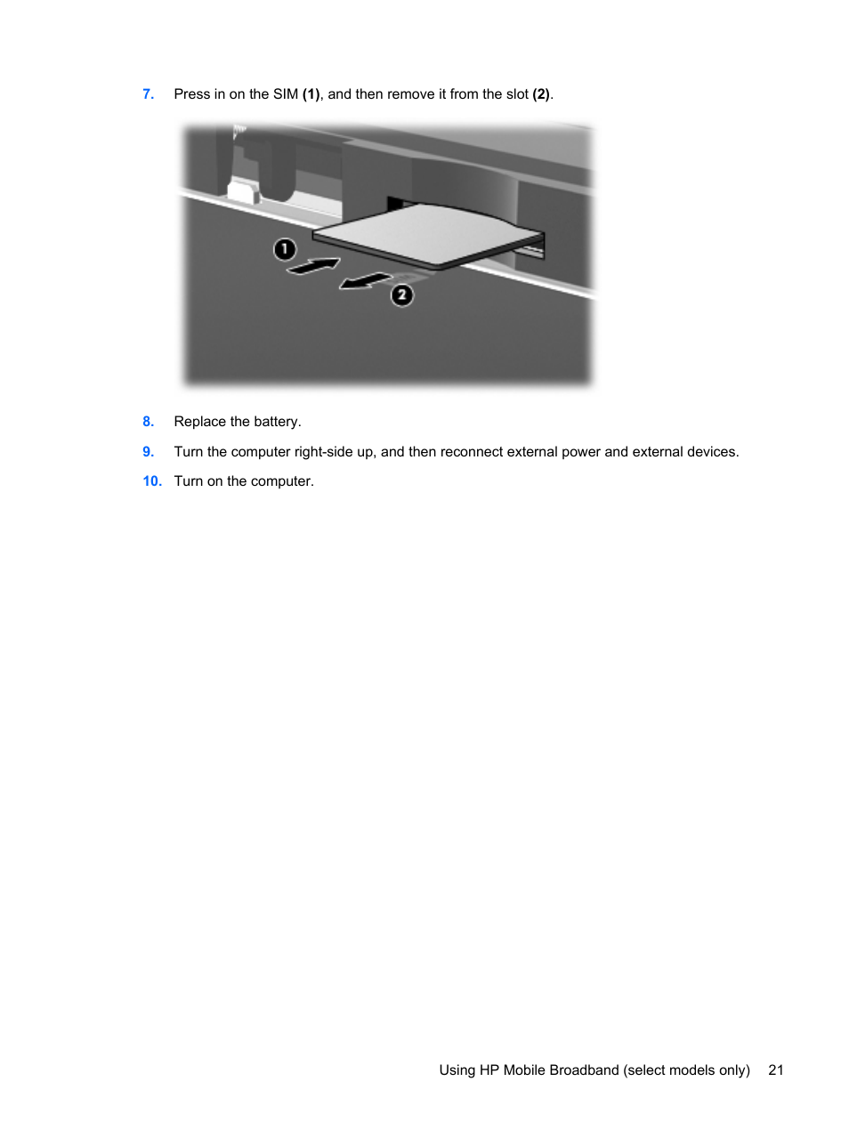 HP ProBook 5320m Notebook PC User Manual | Page 31 / 143