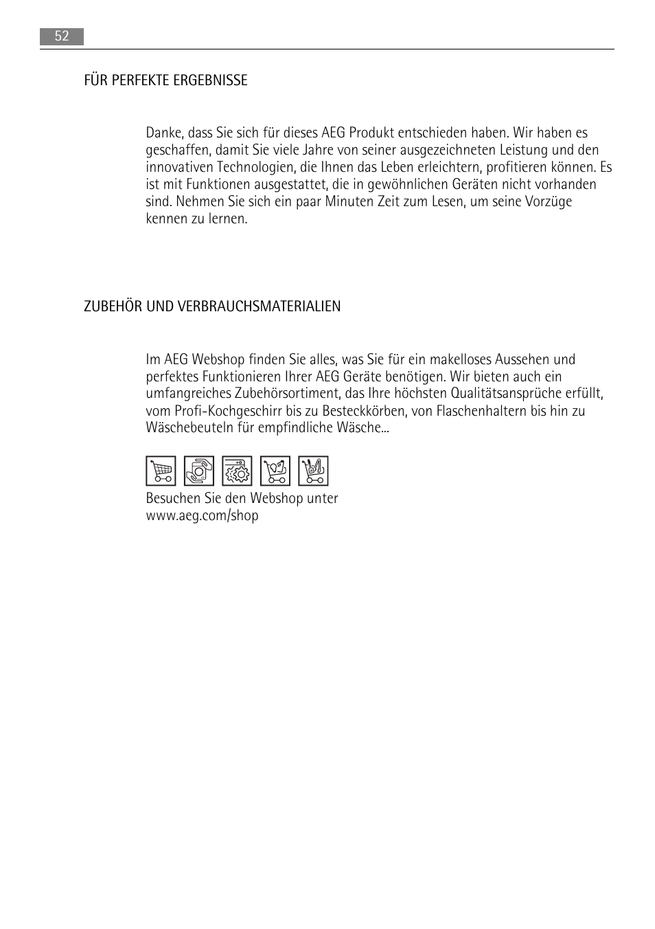 AEG HK764403XB User Manual | Page 52 / 72