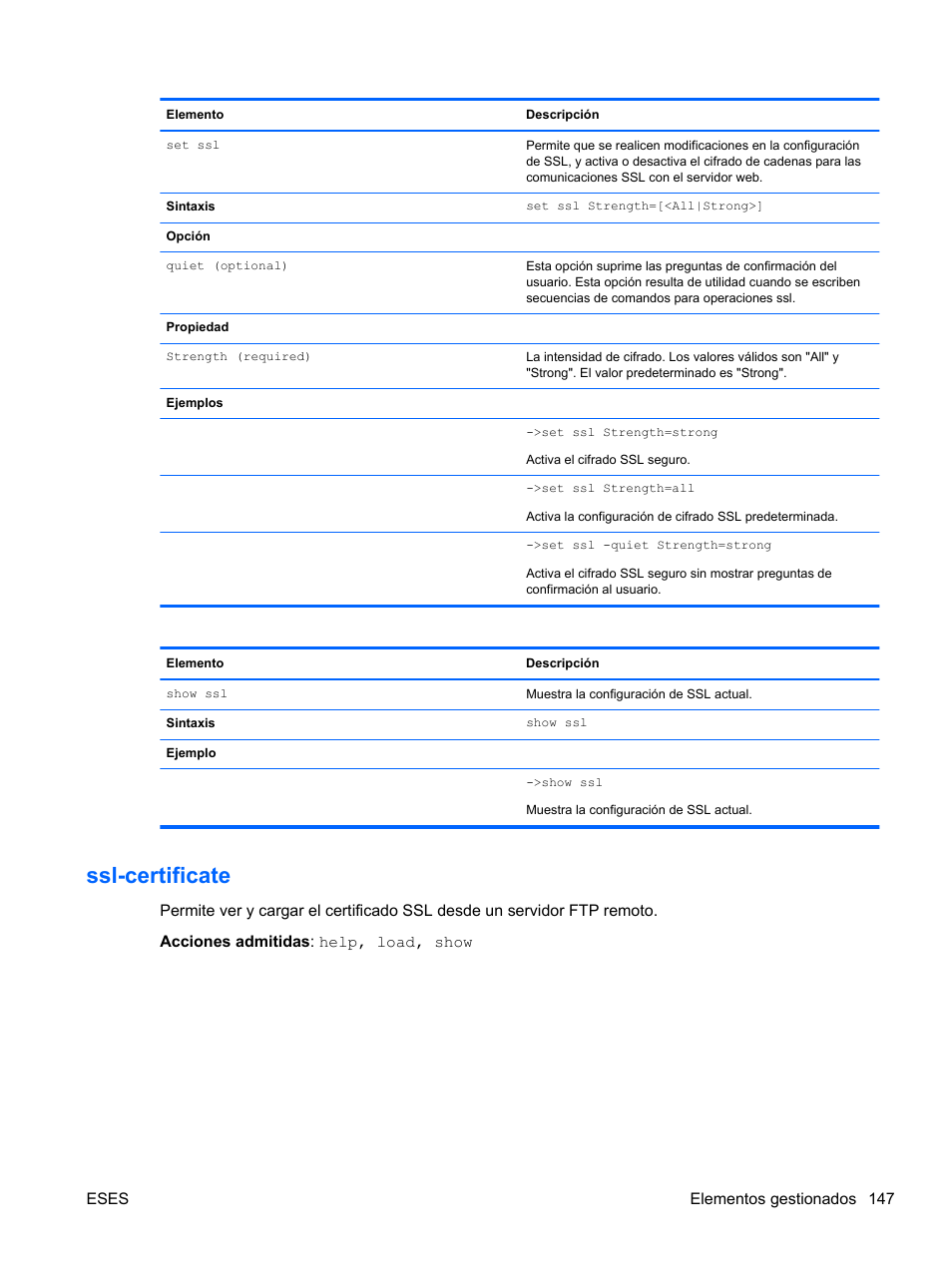 Ssl-certificate | HP Módulo de conexión virtual HP FlexFabric de 10 Gb24 puertos para BladeSystem clase-c User Manual | Page 154 / 266