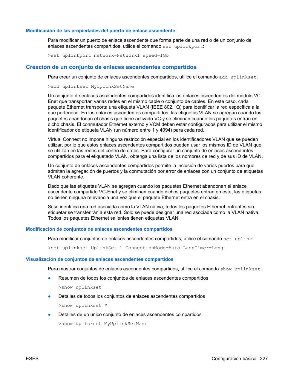 HP Módulo de conexión virtual HP FlexFabric de 10 Gb24 puertos para BladeSystem clase-c User Manual | Page 234 / 266