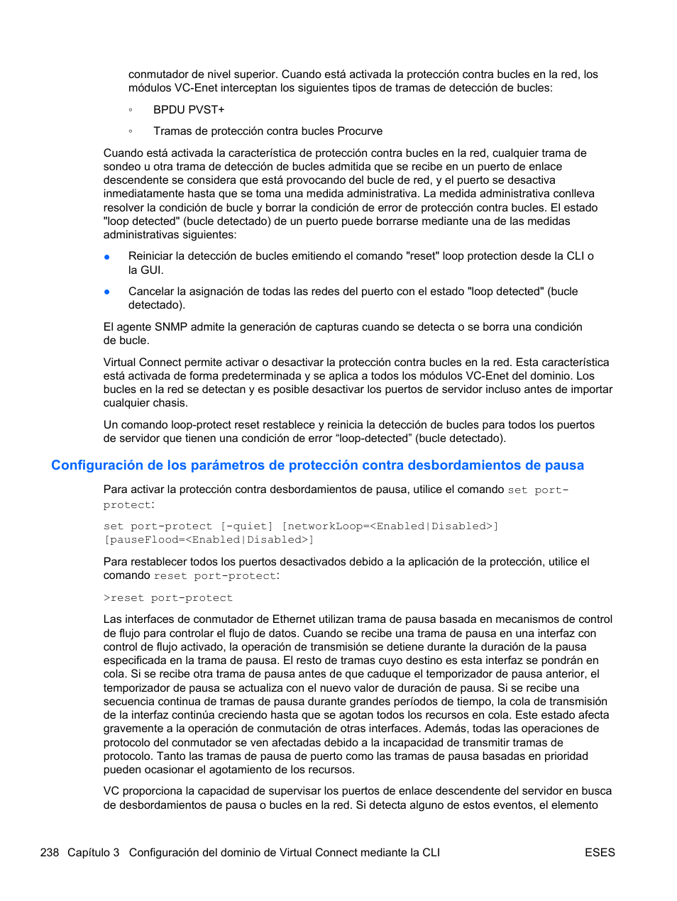 HP Módulo de conexión virtual HP FlexFabric de 10 Gb24 puertos para BladeSystem clase-c User Manual | Page 245 / 266
