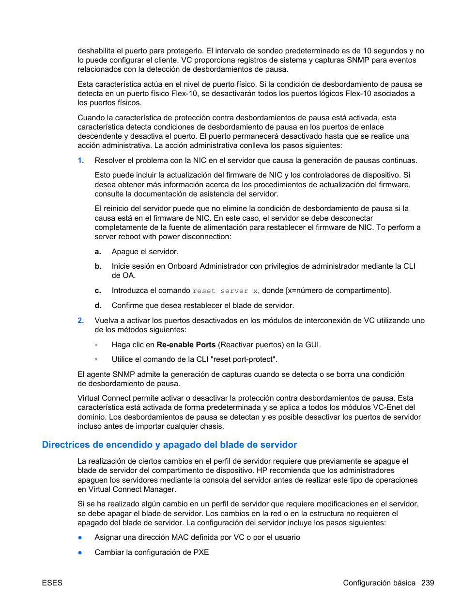 HP Módulo de conexión virtual HP FlexFabric de 10 Gb24 puertos para BladeSystem clase-c User Manual | Page 246 / 266