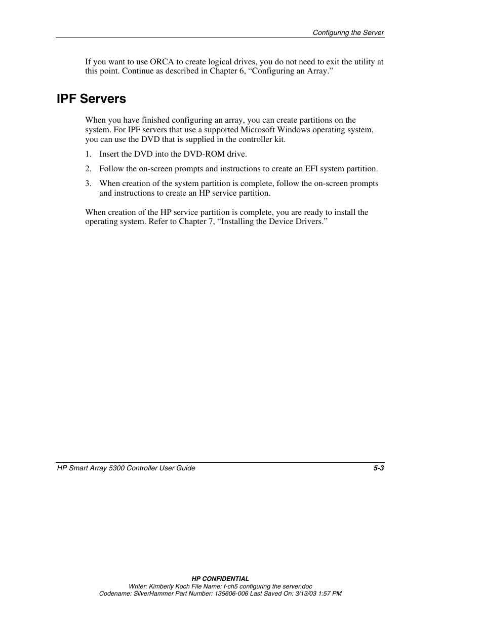 Ipf servers, Ipf servers -3 | HP Integrity rx4640 Server User Manual | Page 40 / 107