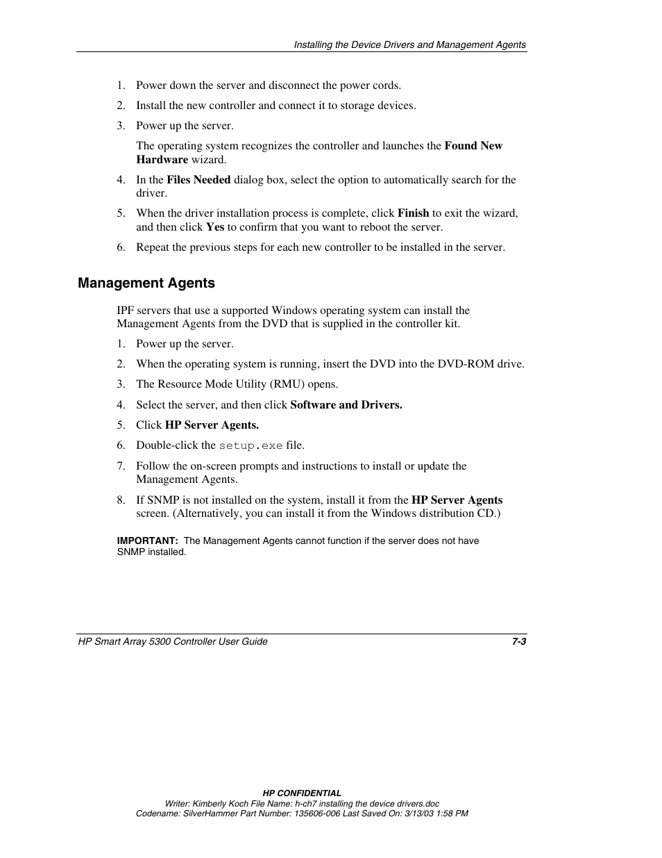 Management agents, Management agents -3 | HP Integrity rx4640 Server User Manual | Page 48 / 107