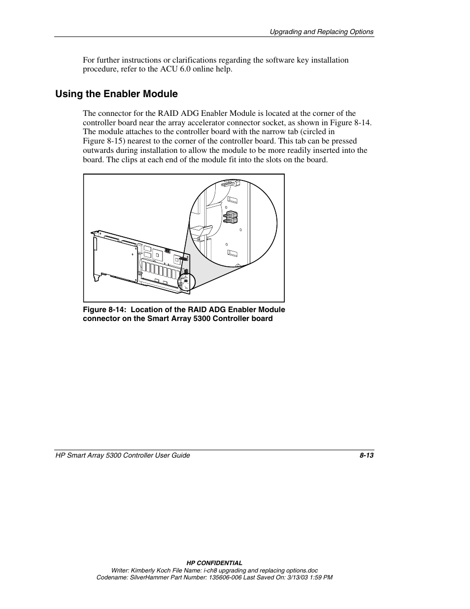 Using the enabler module, Using the enabler module -13 | HP Integrity rx4640 Server User Manual | Page 61 / 107