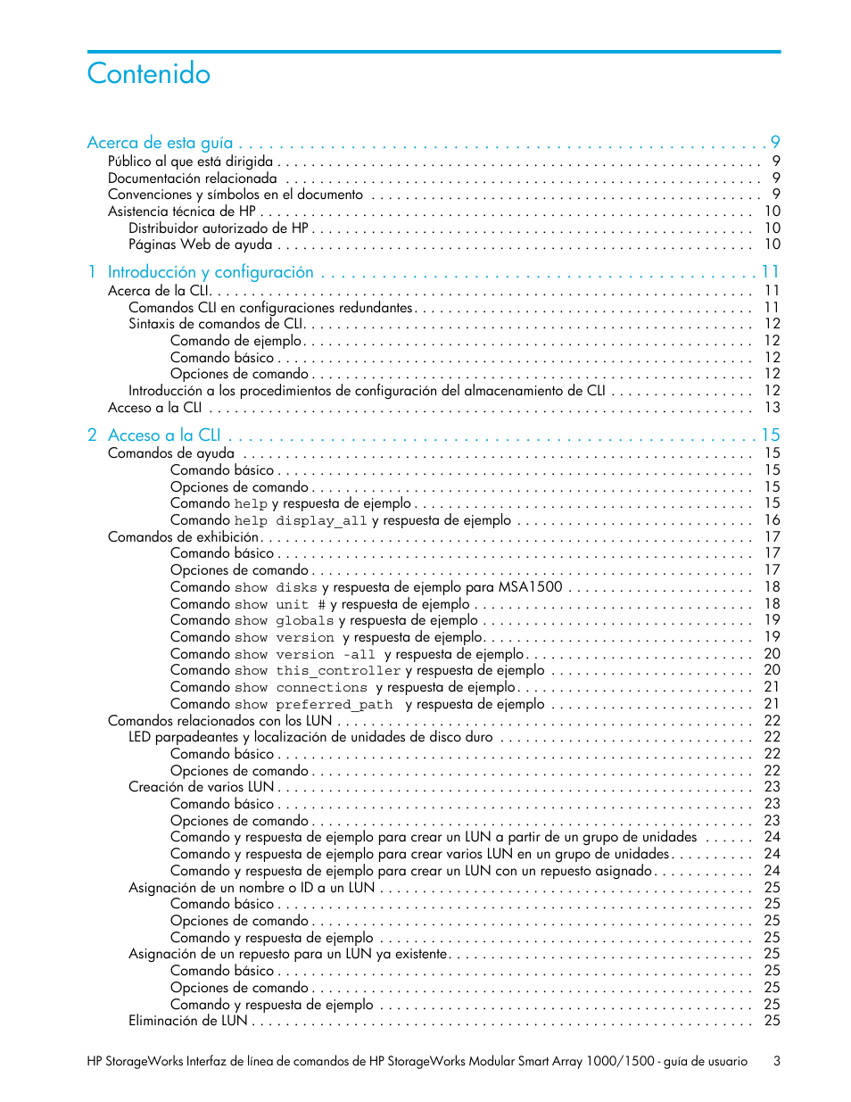 HP StorageWorks 1500cs Modular Smart Array User Manual | Page 3 / 48