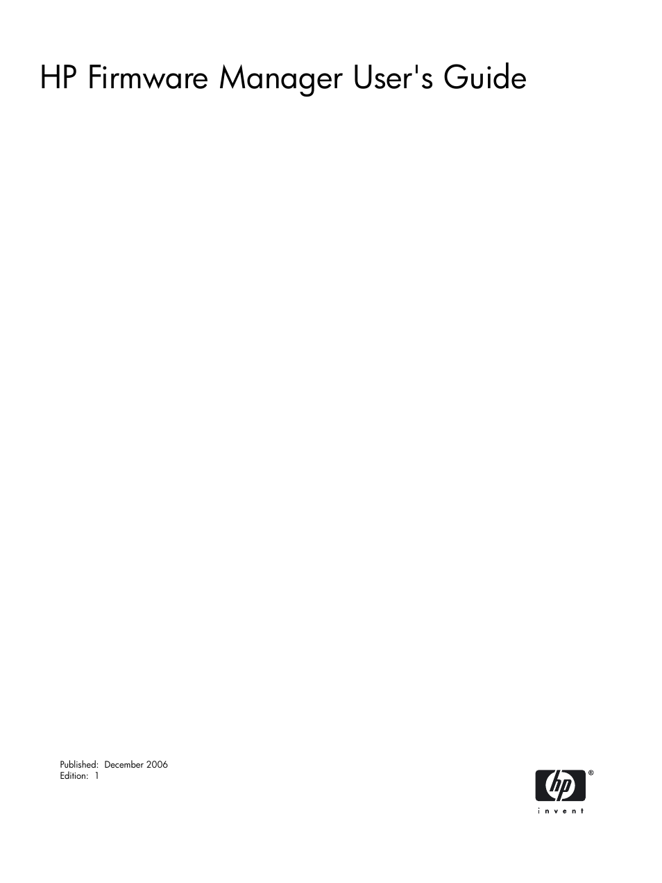 HP Integrity rx4640 Server User Manual | 36 pages